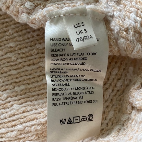 𝅺nwt Free People Small Bright Lights V-Neck Sweater - Picture 9 of 10